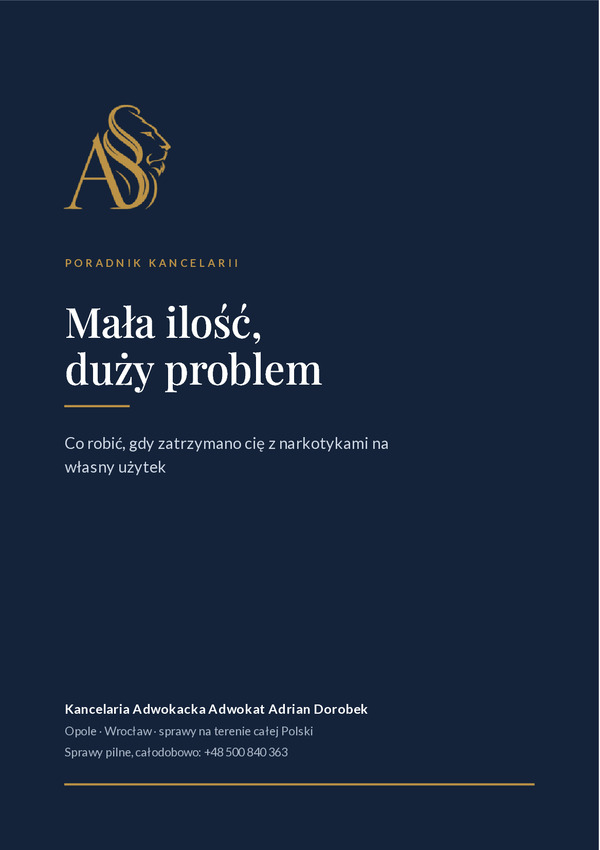 Okładka poradnika Mała ilość, duży problem